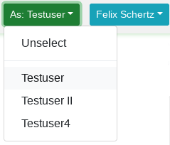 Einen Sportler auswählen